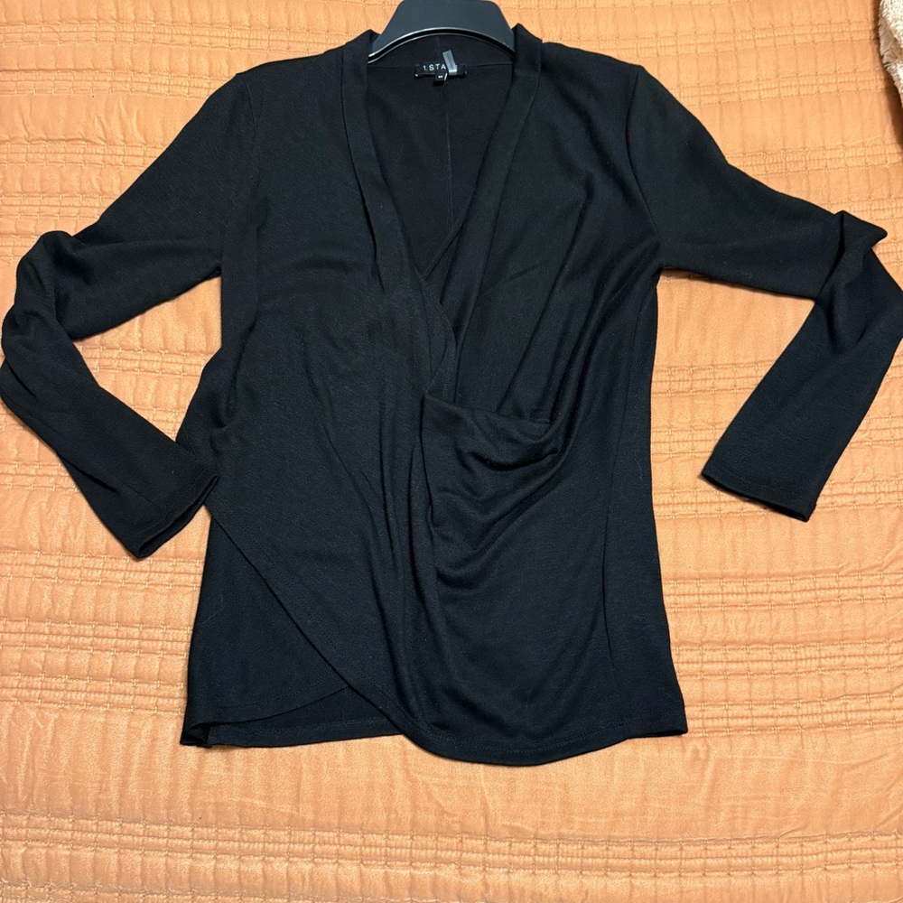 1. State Charcoal Long Sleeve Top